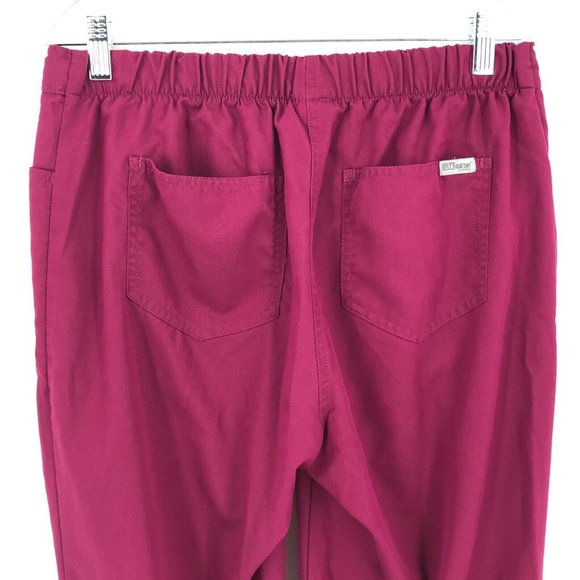 Barco Greys Anatomy Womens Scrub Pants Medium Purple Pull On Bottoms Pockets - Picture 11 of 15